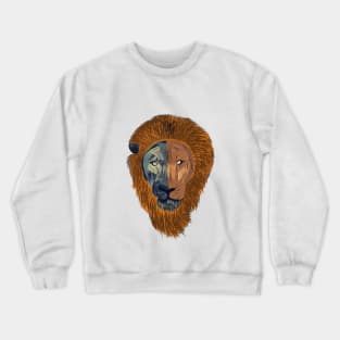 brave as lion Crewneck Sweatshirt